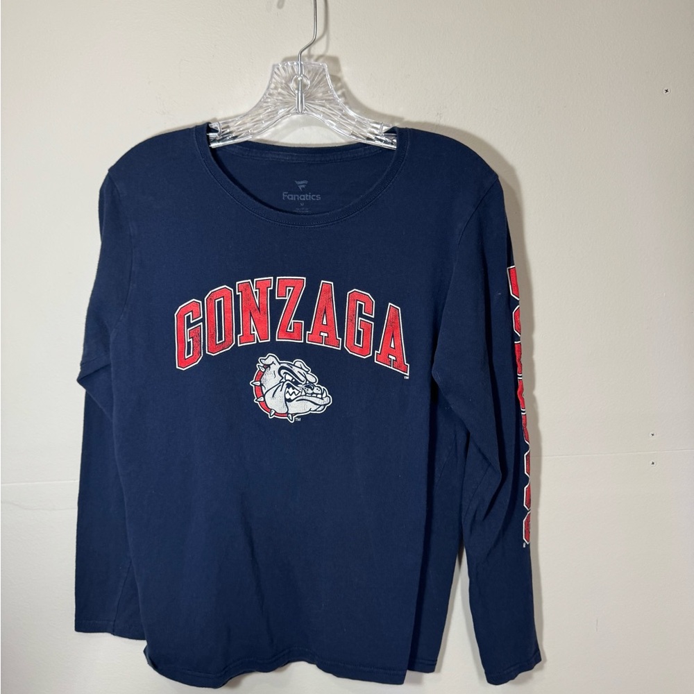 Navy Gonzaga Long Sleeve Shirt